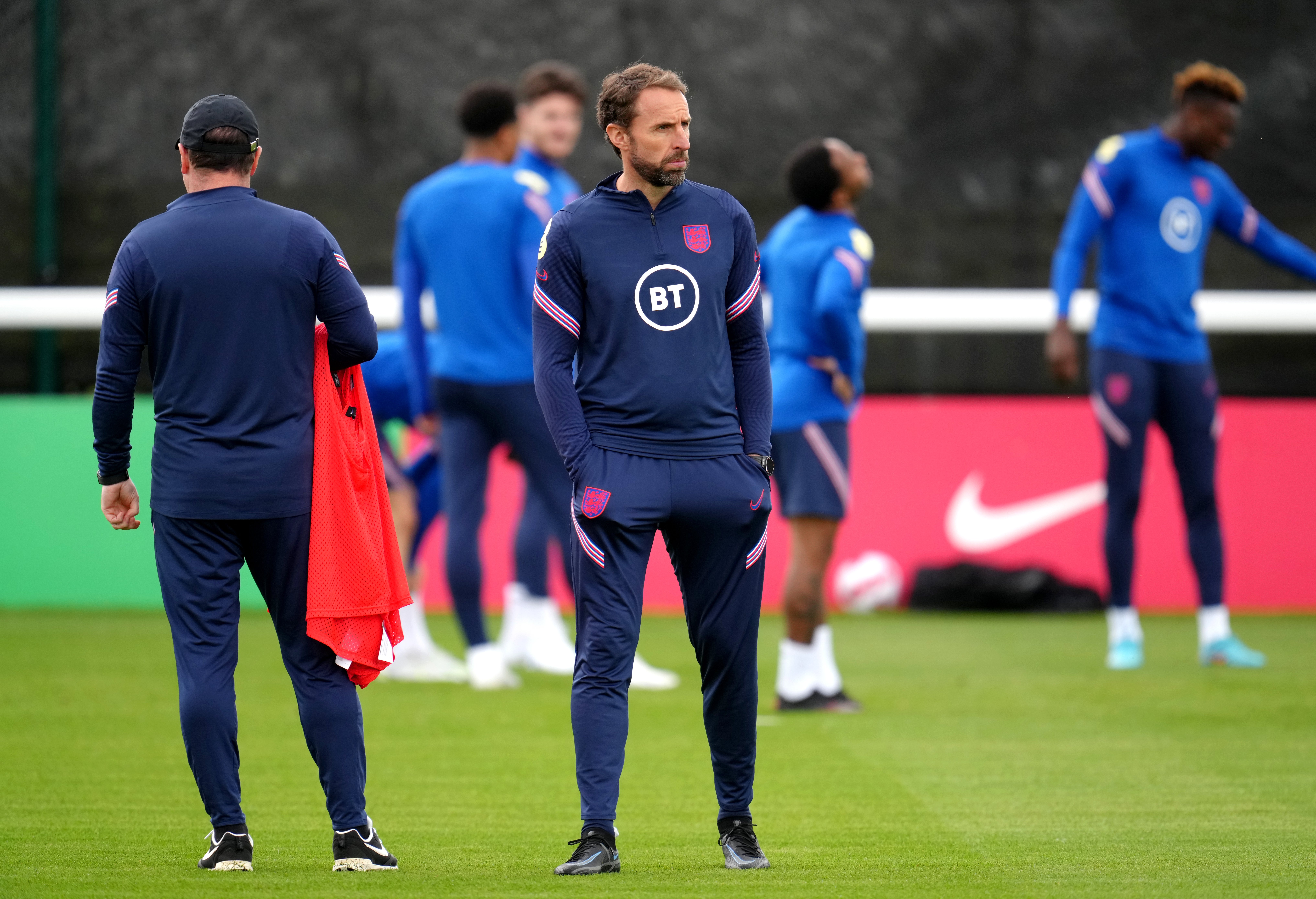 Gareth Southgate’s England are preparing to face Hungary (Nick Potts/PA)