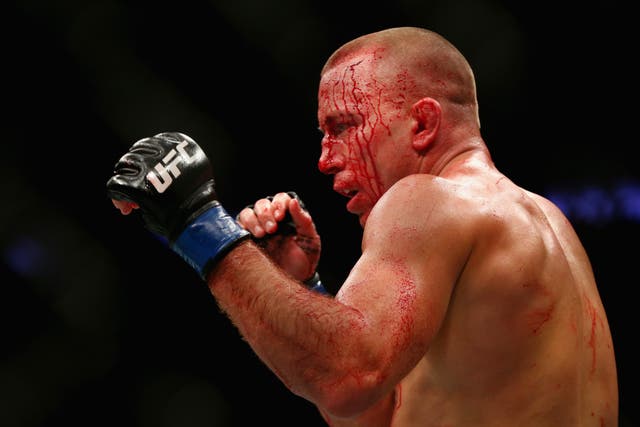 <p>Georges St-Pierre reigned as UFC welterweight champion and later won the middleweight belt</p>