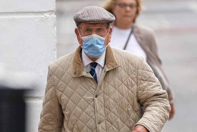 David Venables, 89, arrives at Worcester Crown Court. (Jacob King/PA)