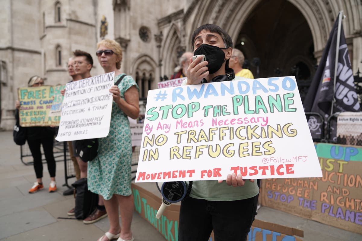 Migrant deportation flight to Rwanda to go ahead after legal challenge fails