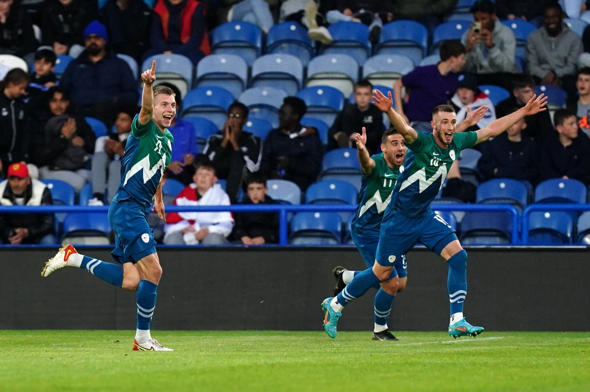 Slovenia condemn England Under-21s to first Euros qualifying defeat for 11 years