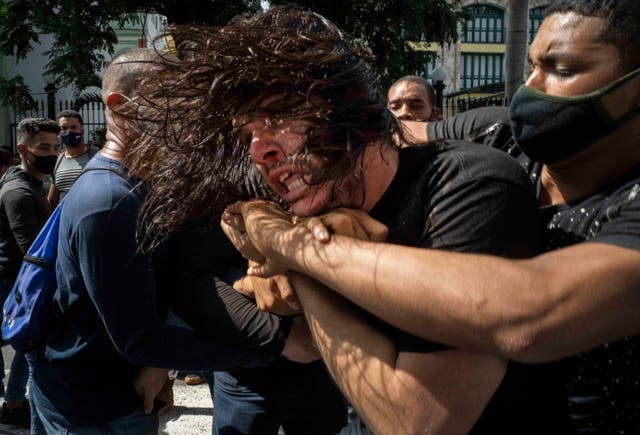 <p>CUBA-MANIFESTANTES CONDENAS</p>