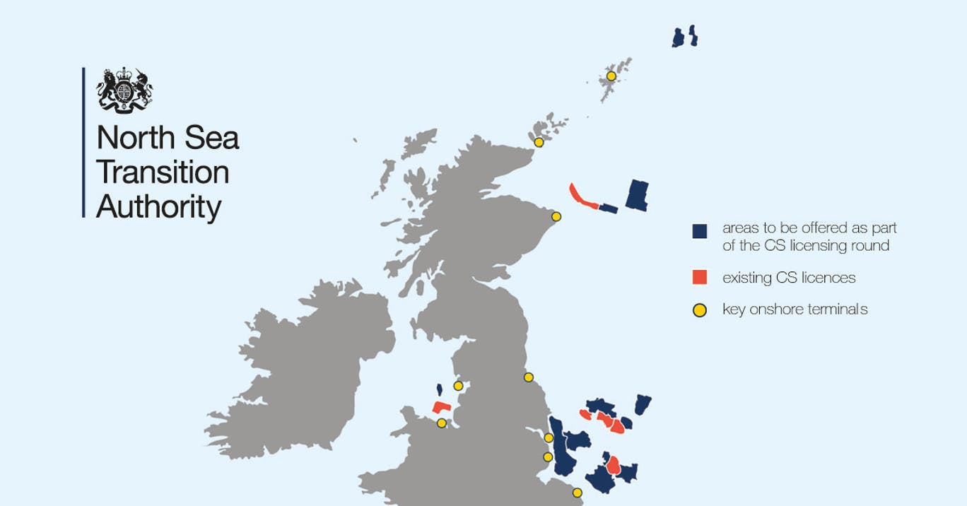 UK's first carbon storage licensing round