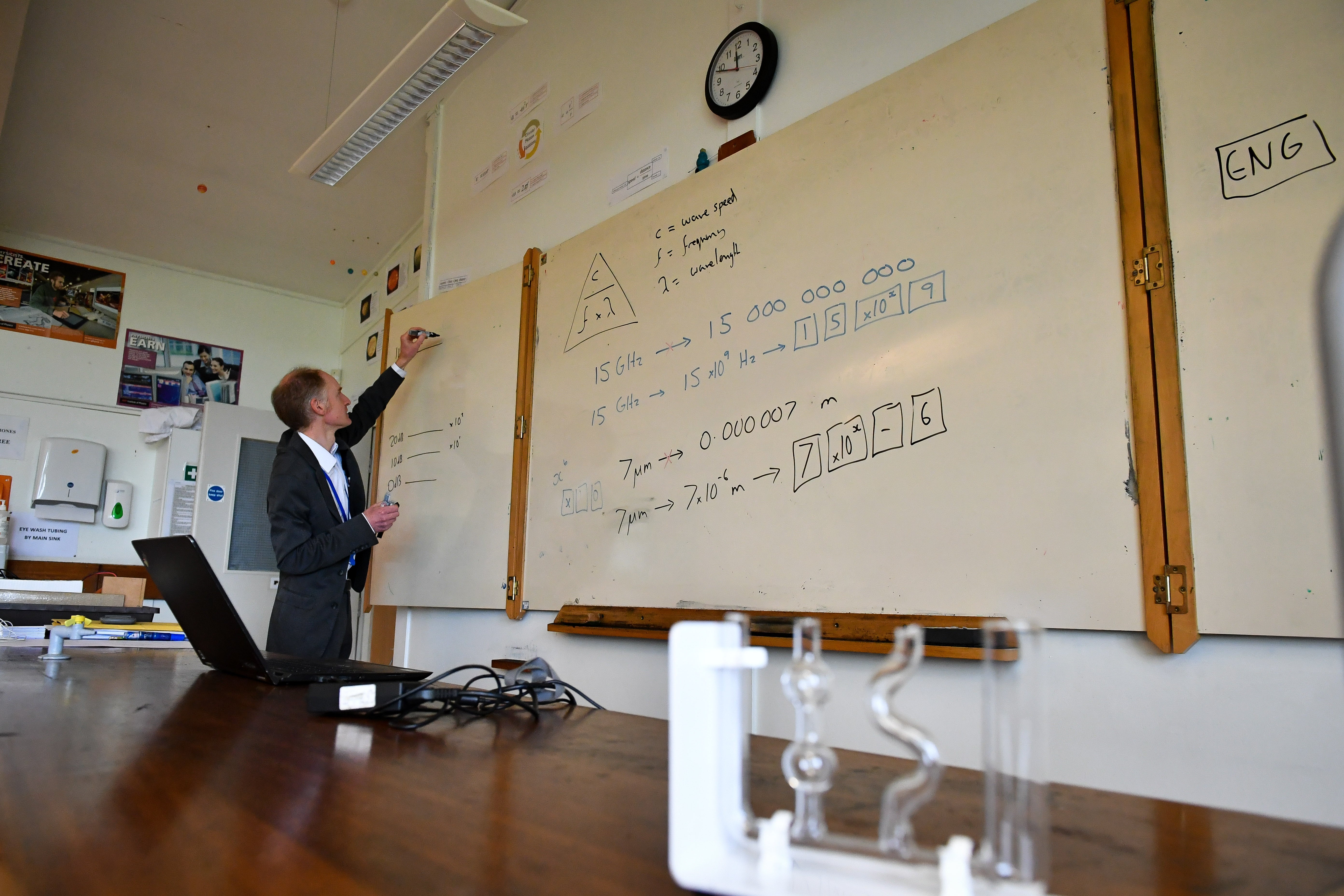 Research found that schools in EIAs were less likely to recruit specialist science teachers. (Ben Birchall/PA)
