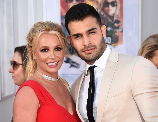 Alexander attempted to crash the wedding of Britney Spears and Sam Asghari (pictured) last Thursday (Jordan Strauss/AP)