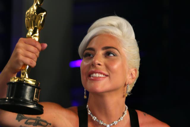 <p>Gaga ganó un Óscar a mejor canción original por ‘Shallow’ en 2018 </p>