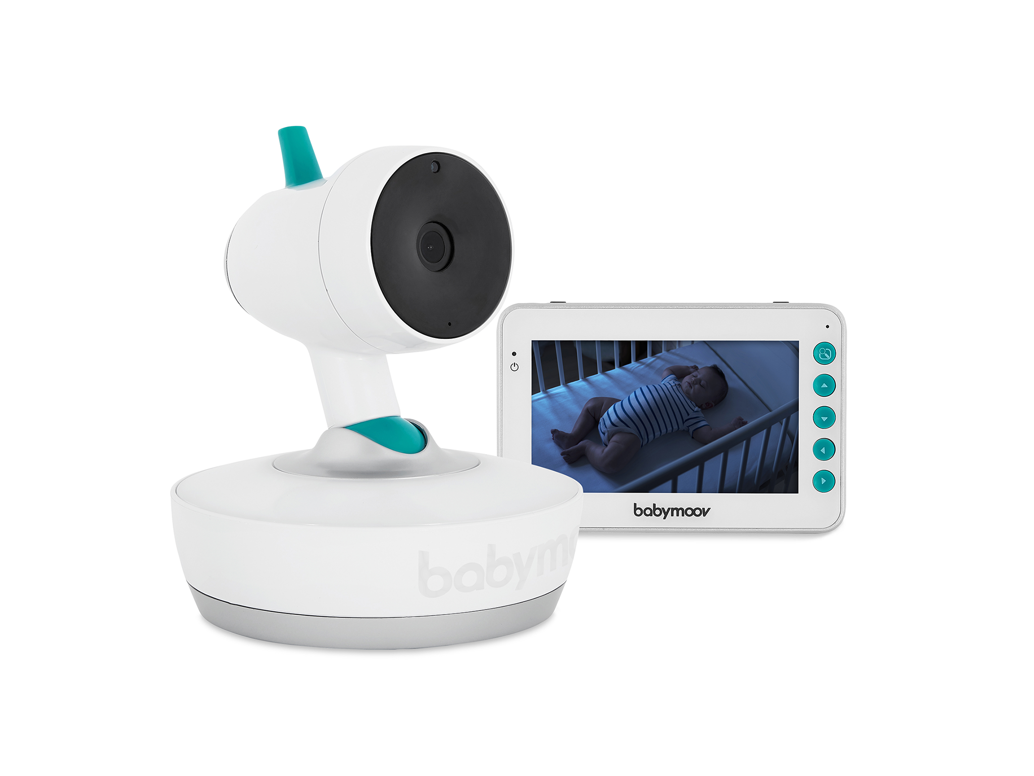 Babymoov 360° yoo moov motorised video baby monitor