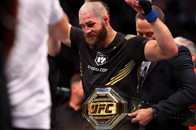 <p>Jiri Prochazka submitted jiu-jitsu specialist Glover Teixeira to win UFC light heavyweight gold</p>