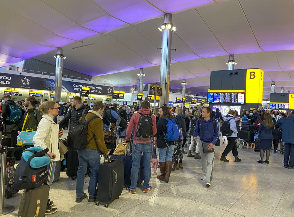 The aviation industry and the Government must ‘shoulder the responsibility’ for the chaos suffered by airline travellers, MPs were told (Steve Parsons/PA)
