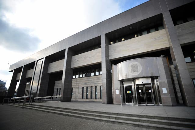 The hearing took place at Glasgow Sheriff Court (Jane Barlow/PA)