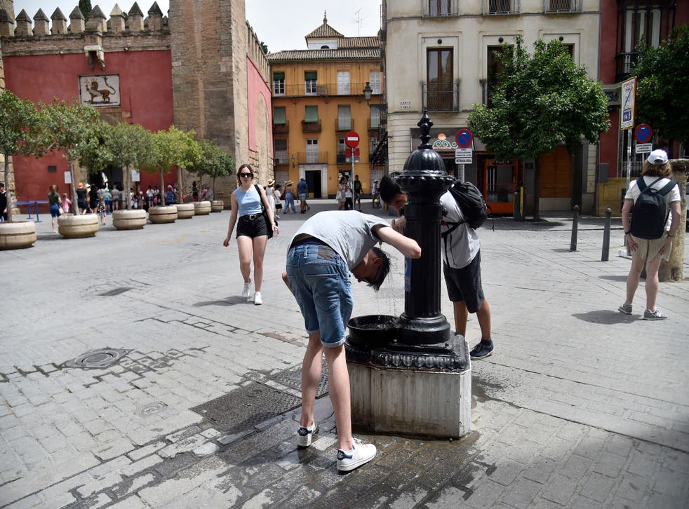 <p>Seville has been hit by scorching temperatures in Spain’s heatwave</p>