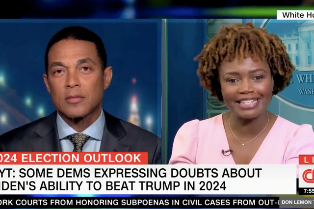 <p>White House Press Secretary Karine Jean-Pierre scoffed at Don Lemon’s question about whether US President Joe Bi had the ‘stamina’ to run in 2024</p>