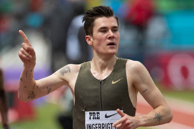 <p>Jakob Ingebrigtsen will hope to win the Dream Mile at home in Oslo</p>