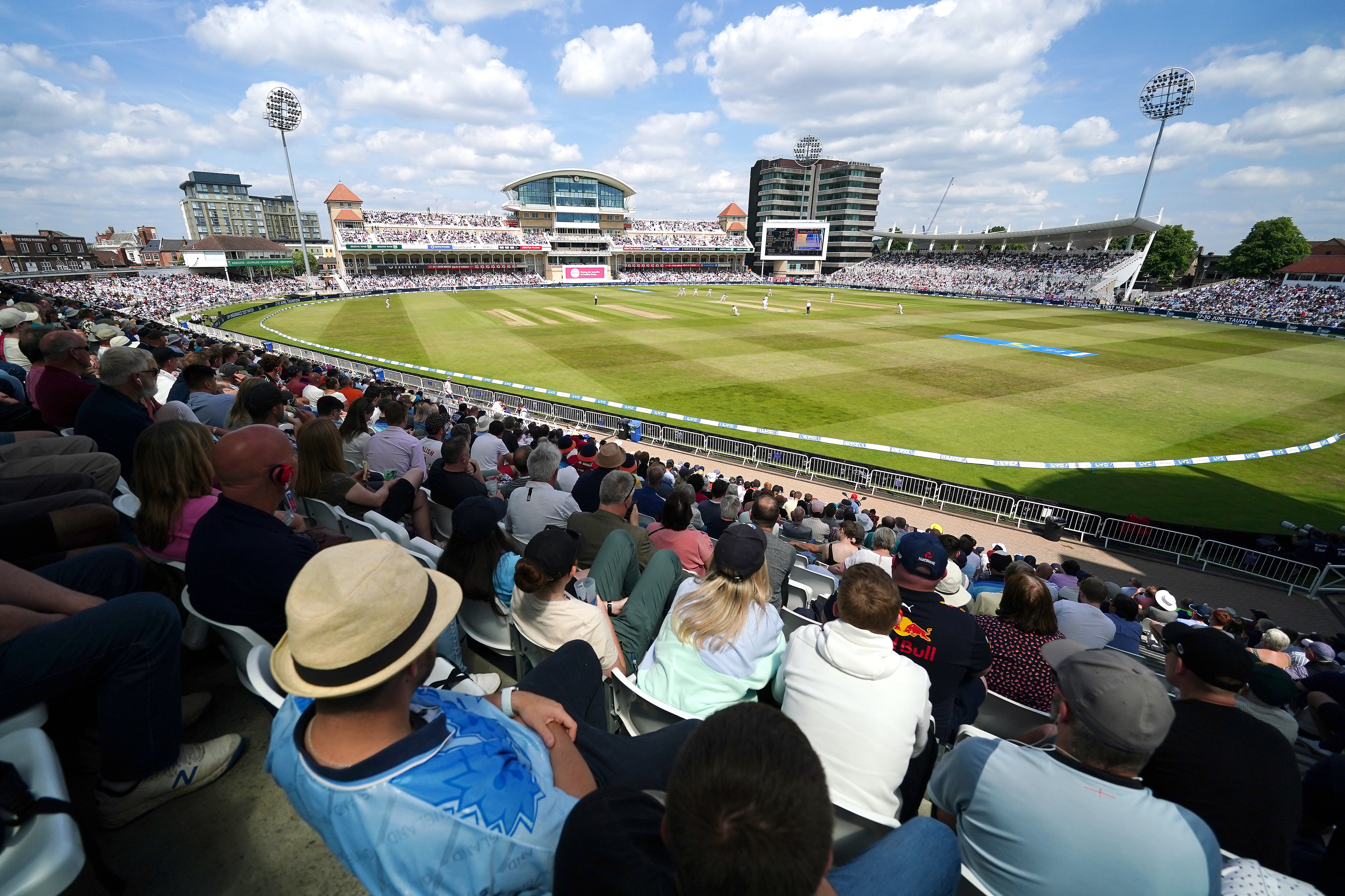 General view as spectators watch the action during day five of the Second LV= Insurance Test Series match at Trent Bridge (Mike Egerton/PA Images).