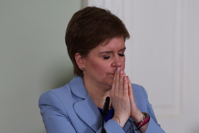 First Minister Nicola Sturgeon (Russell Cheyne/PA)