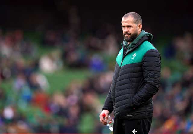 Ireland head coach Andy Farrell has named a 40-man squad for the trip to New Zealand (Brian Lawless/PA)