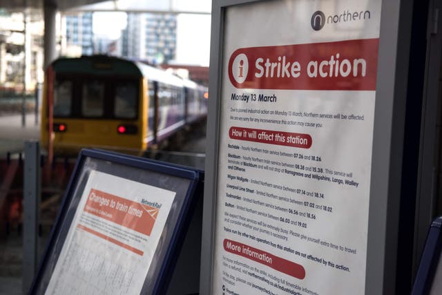 <p>Rail workers across the UK are going on strike next week</p>