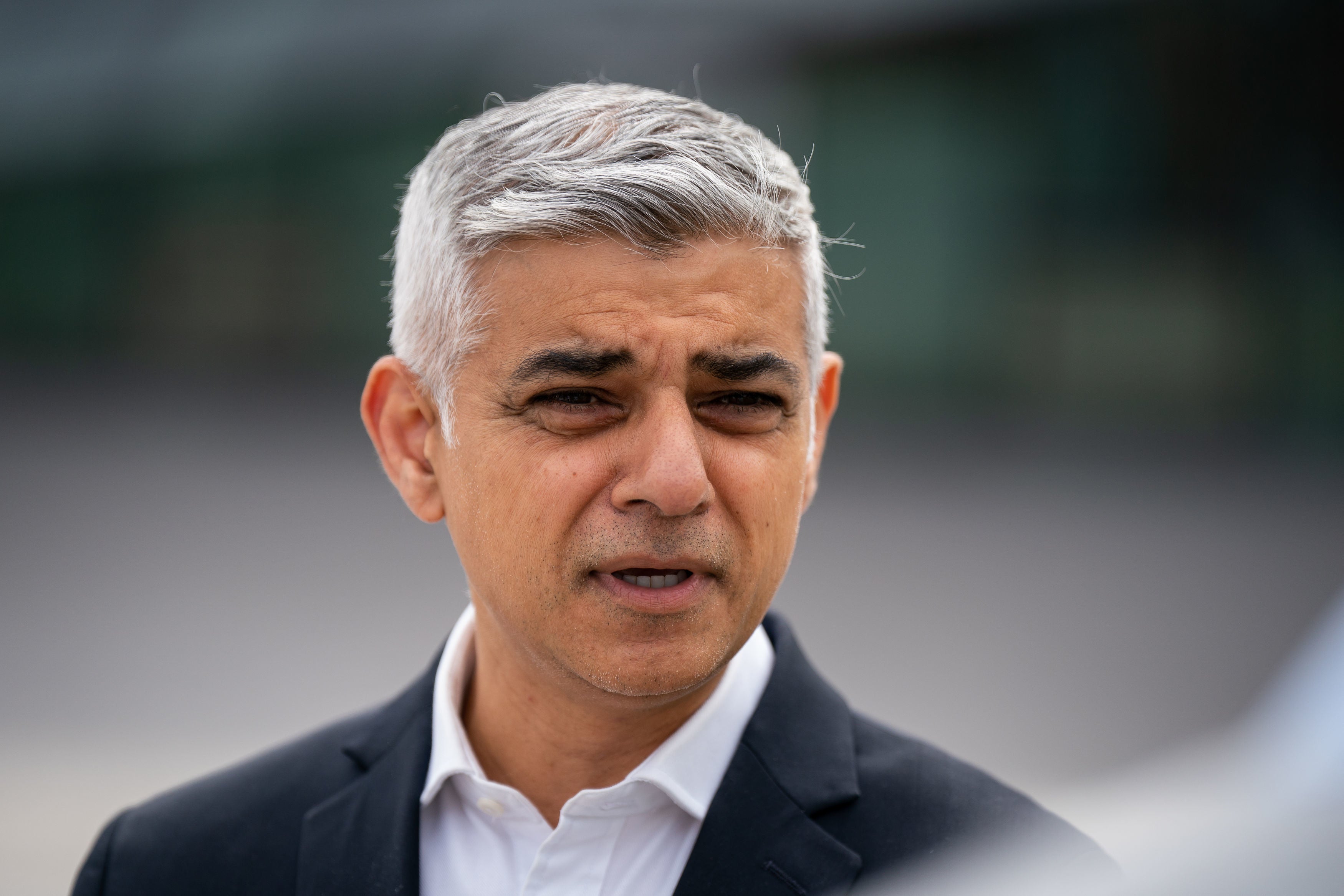 Mayor of London Sadiq Khan speaking to the media outside City Hall in London about the cost-of-living crisis