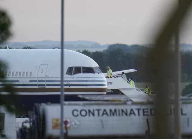 The Government is ‘highly confident’ that the next deportation flight taking asylum seekers to Rwanda will go ahead, a Cabinet minister said (Andrew Matthews/PA)