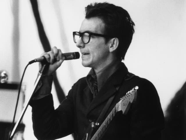 <p>Making a spectacle: Elvis Costello in 1977</p>