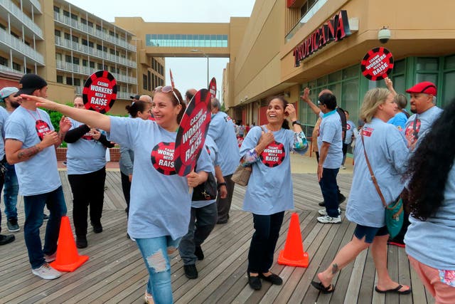 Atlantic City Casinos-Strike Vote