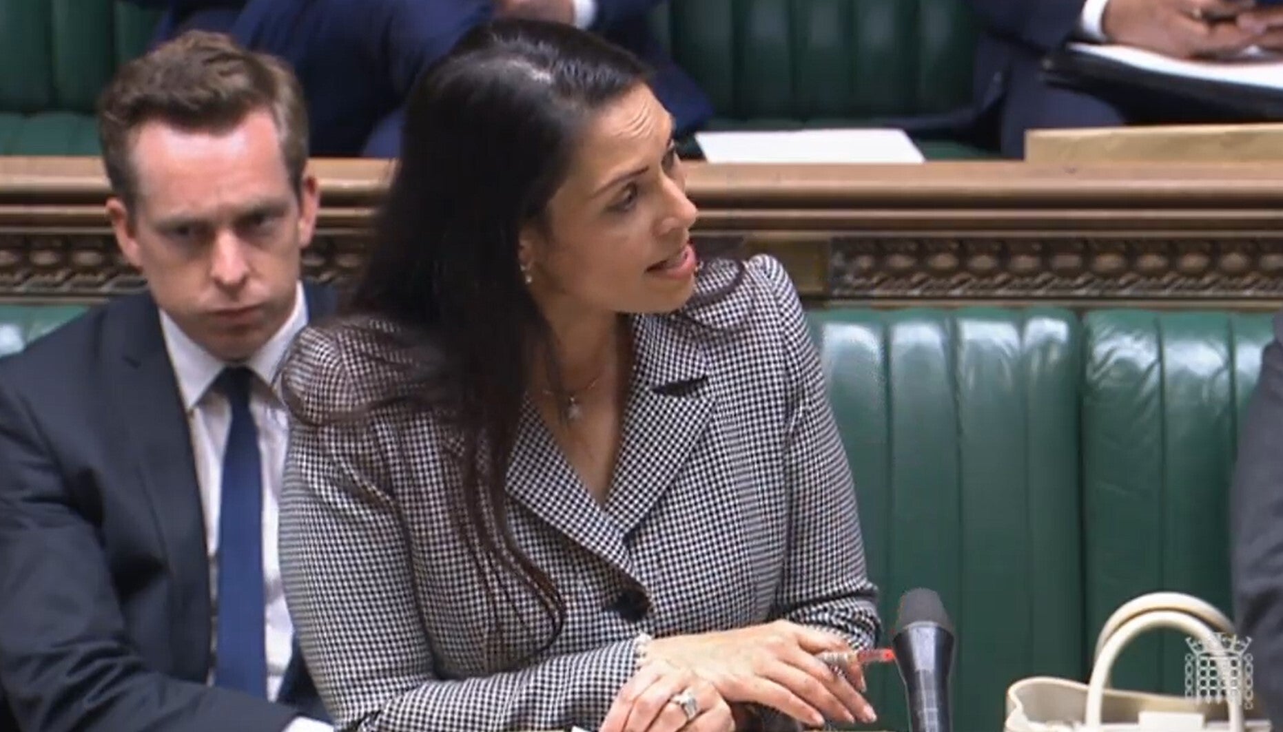 Home Secretary Priti Patel makes a statement to MPs (House of Commons/PA)