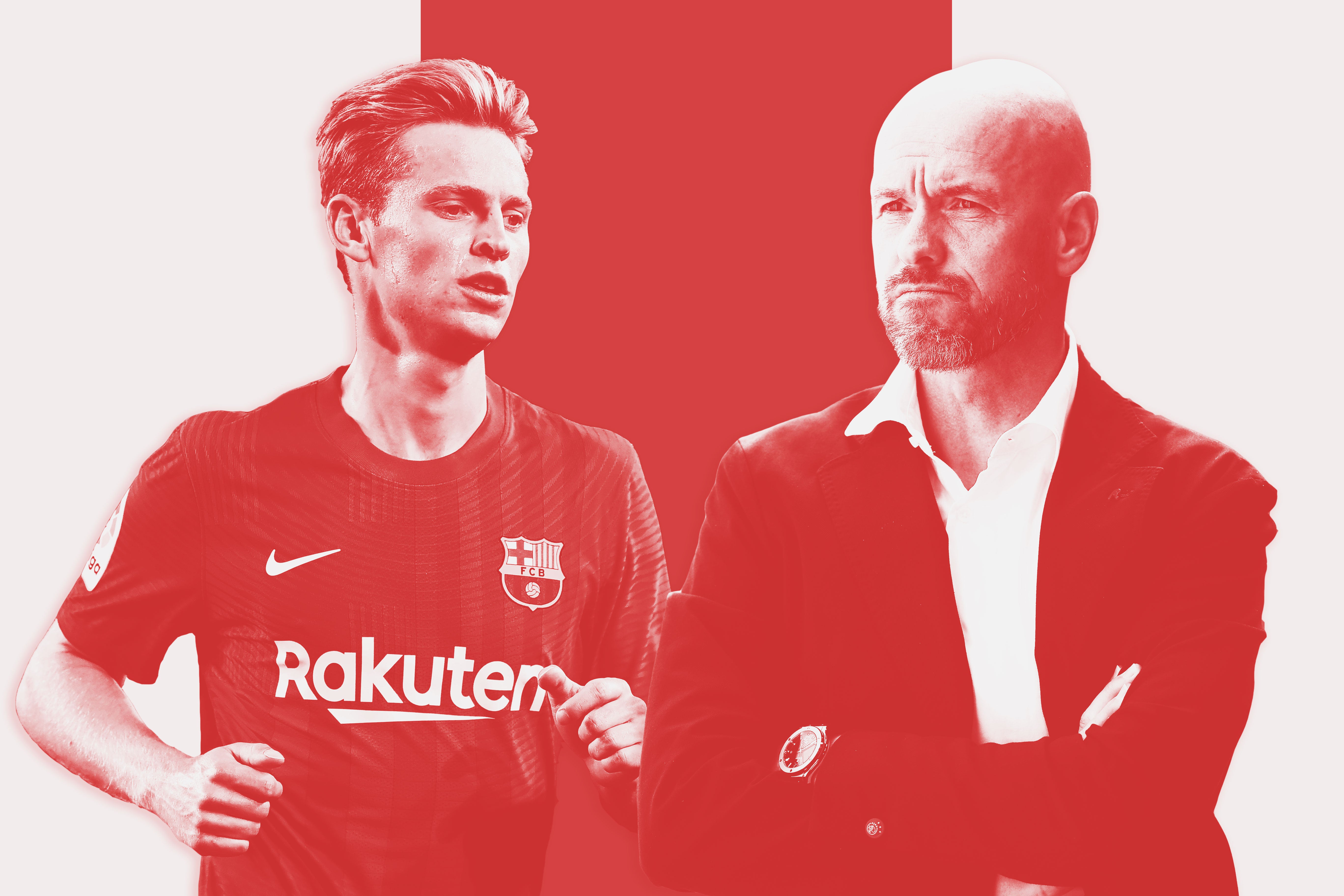 <p>Frenkie de Jong was the driving force of Erik ten Hag’s Ajax until his 2019  departure to Barcelona </p>