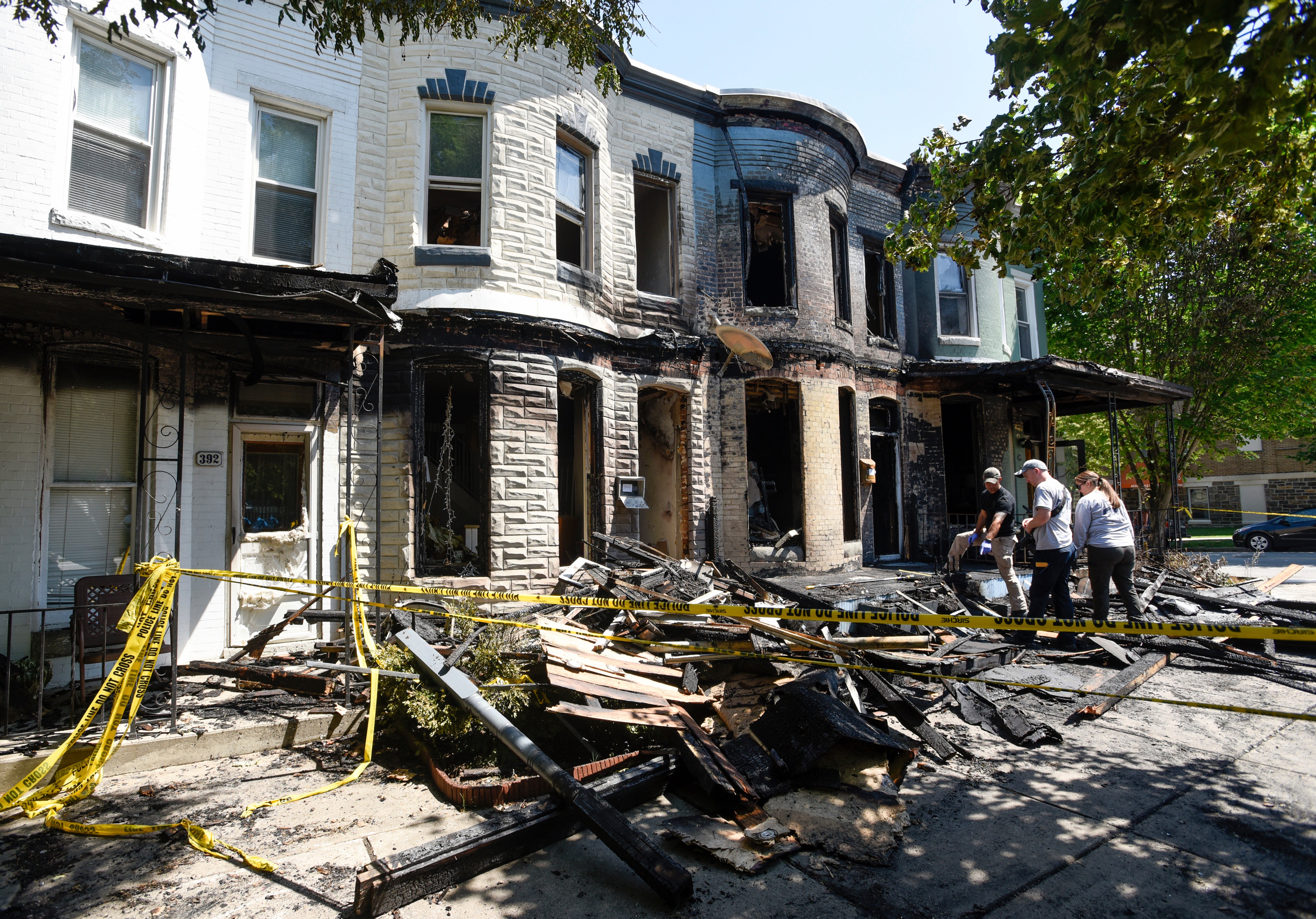 Baltimore Row House Fire