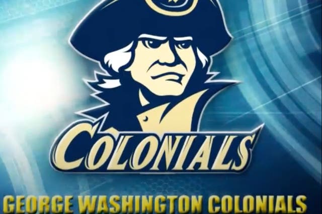 <p>The school logo for George Washington University’s athletics teams, called the Colonials. The school’s athletic’s teams name will be changed after criticism that it was offensive. The school’s new name name will be chosen and implemented in the 2023-2024 academic year. </p>