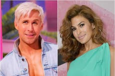 Barbie: Ryan Gosling supported by Eva Mendes after first look as Ken