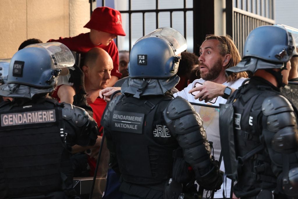 Liverpool fans were attacked by police at the final