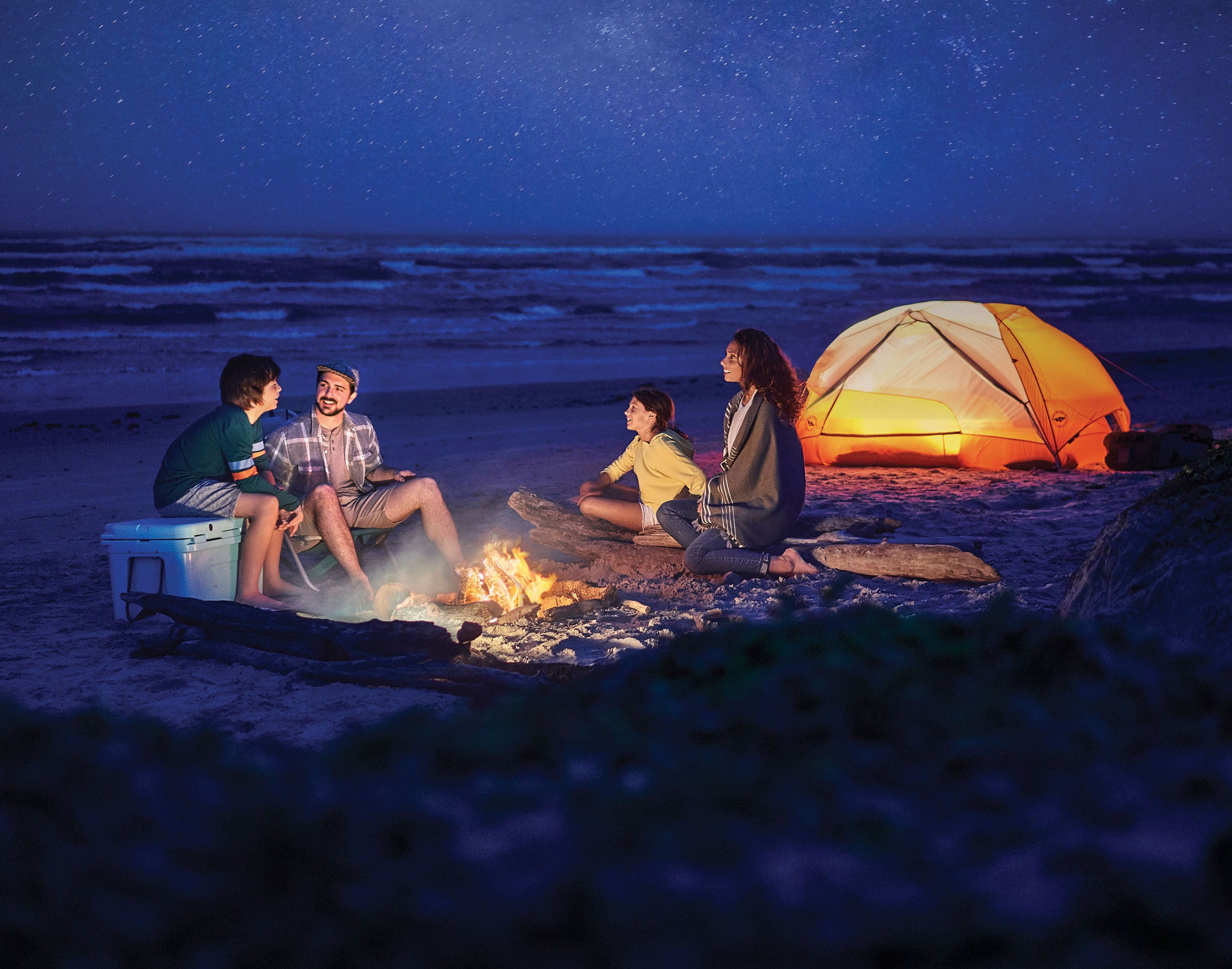 Enjoy a starry stay: camping at Mustang Island state park is just one Texas must-experience