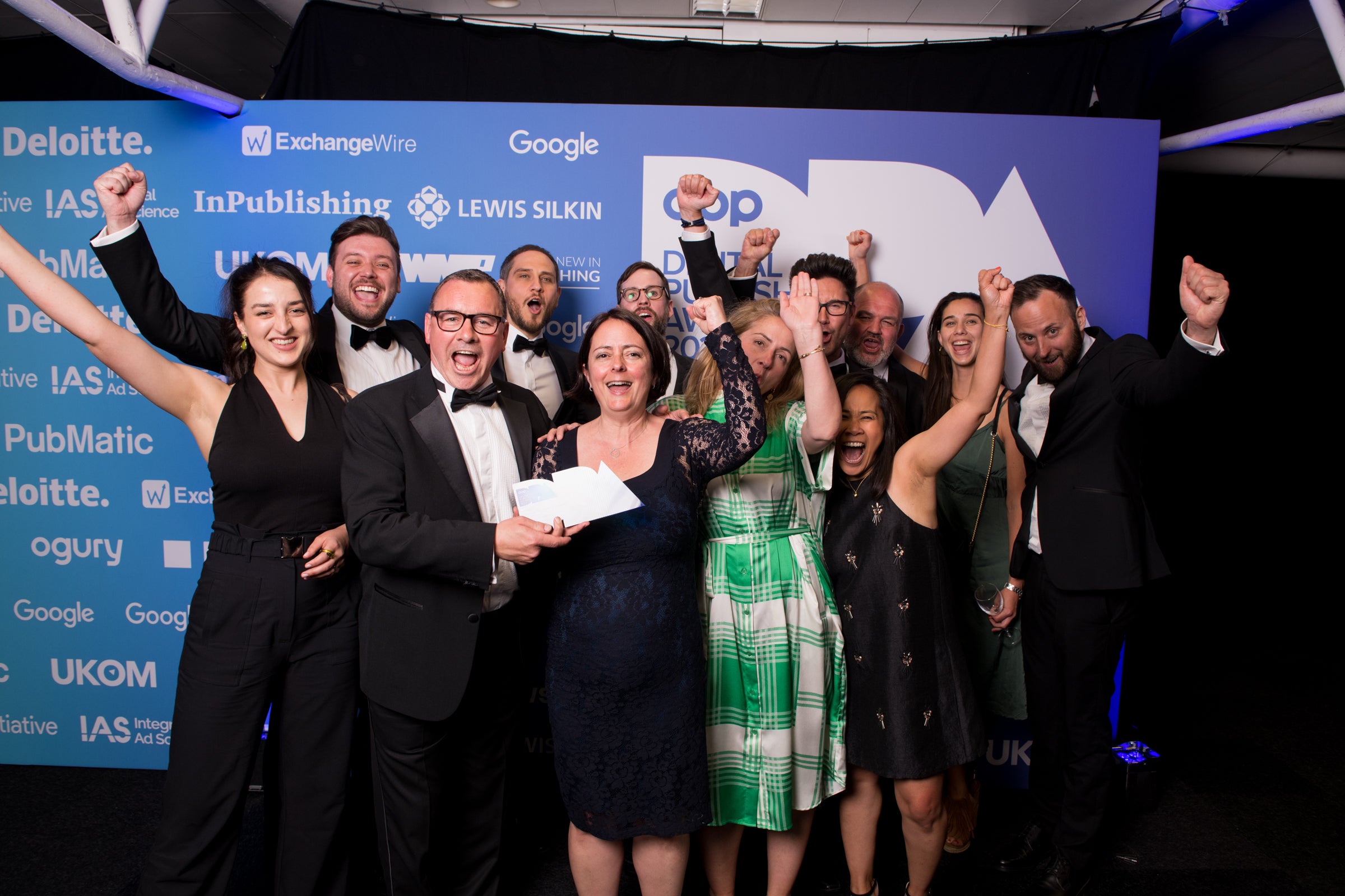 <p>Andy Morley and colleagues win the Grand Prix award for Best Digital Consumer Publishing Company </p>