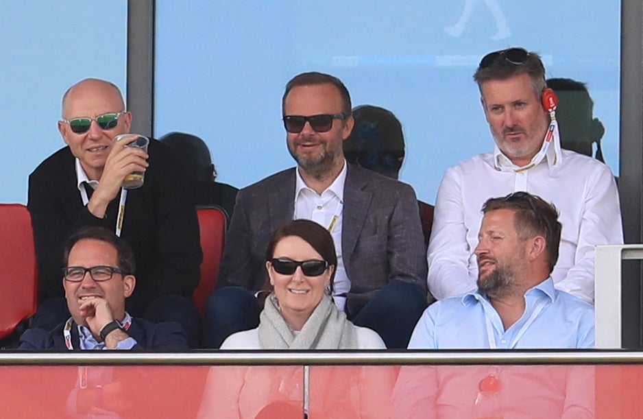 Cliff Baty (top left) is Manchester United’s chief financial officer