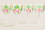 M&S flamingo wine glasses