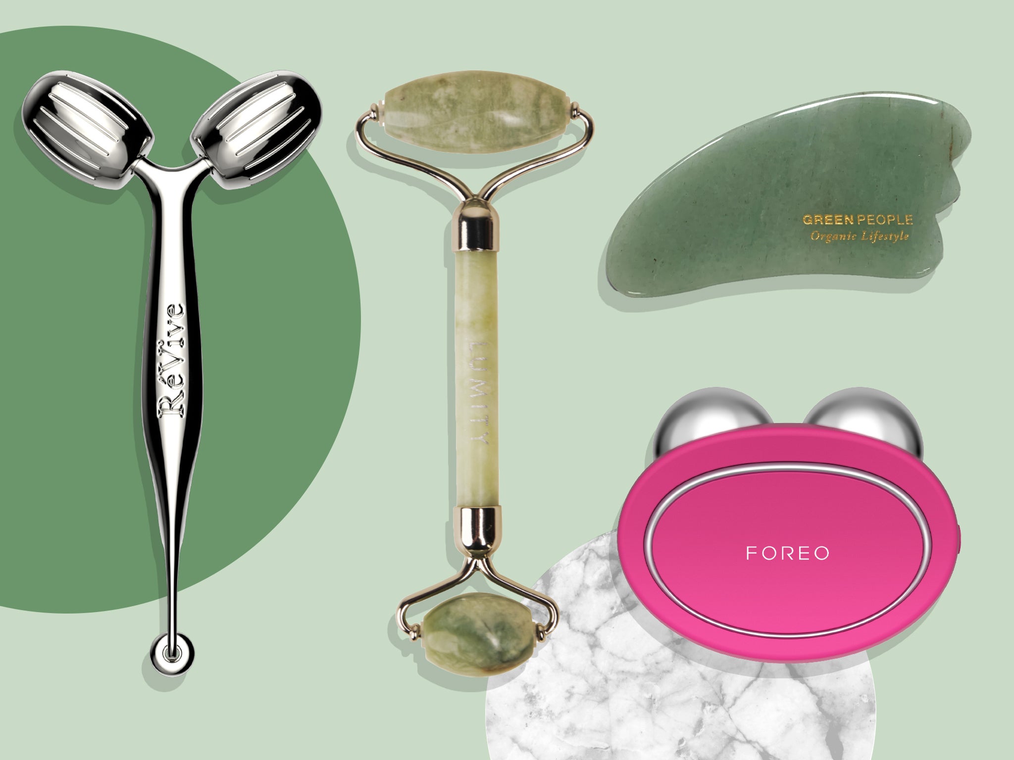 Best facial massage tools 2022: Jade rollers, gua sha and electrical  devices | The Independent