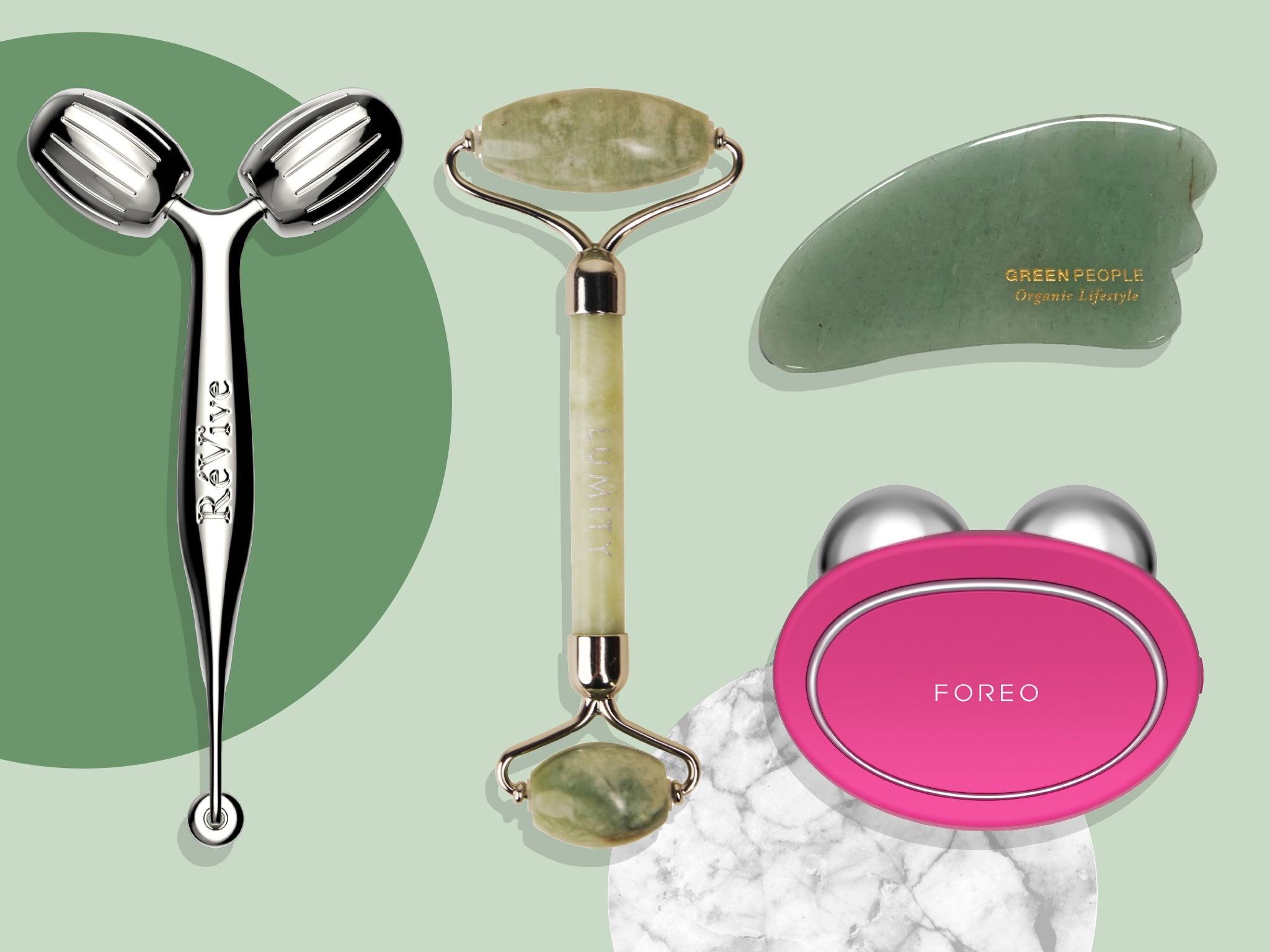 Best facial massage tools 2022 Jade rollers, gua sha and electrical devices The Independent