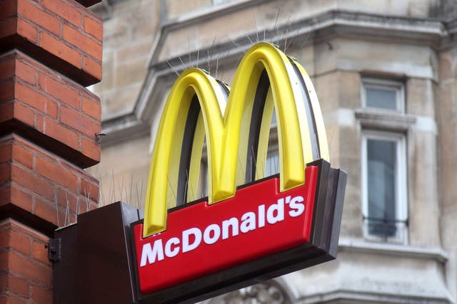 A branch of McDonald’s on Oxford Street, central London.