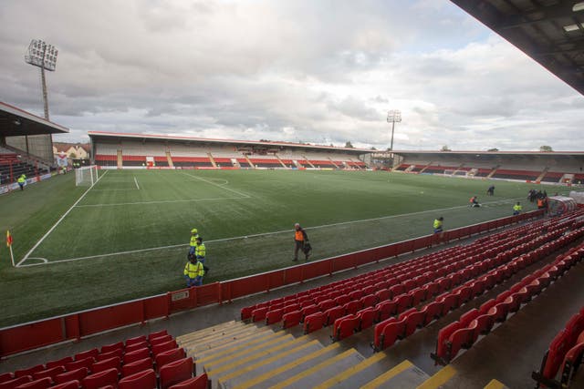 The player has launched legal action against Airdrie FC (Jeff Holmes/PA)