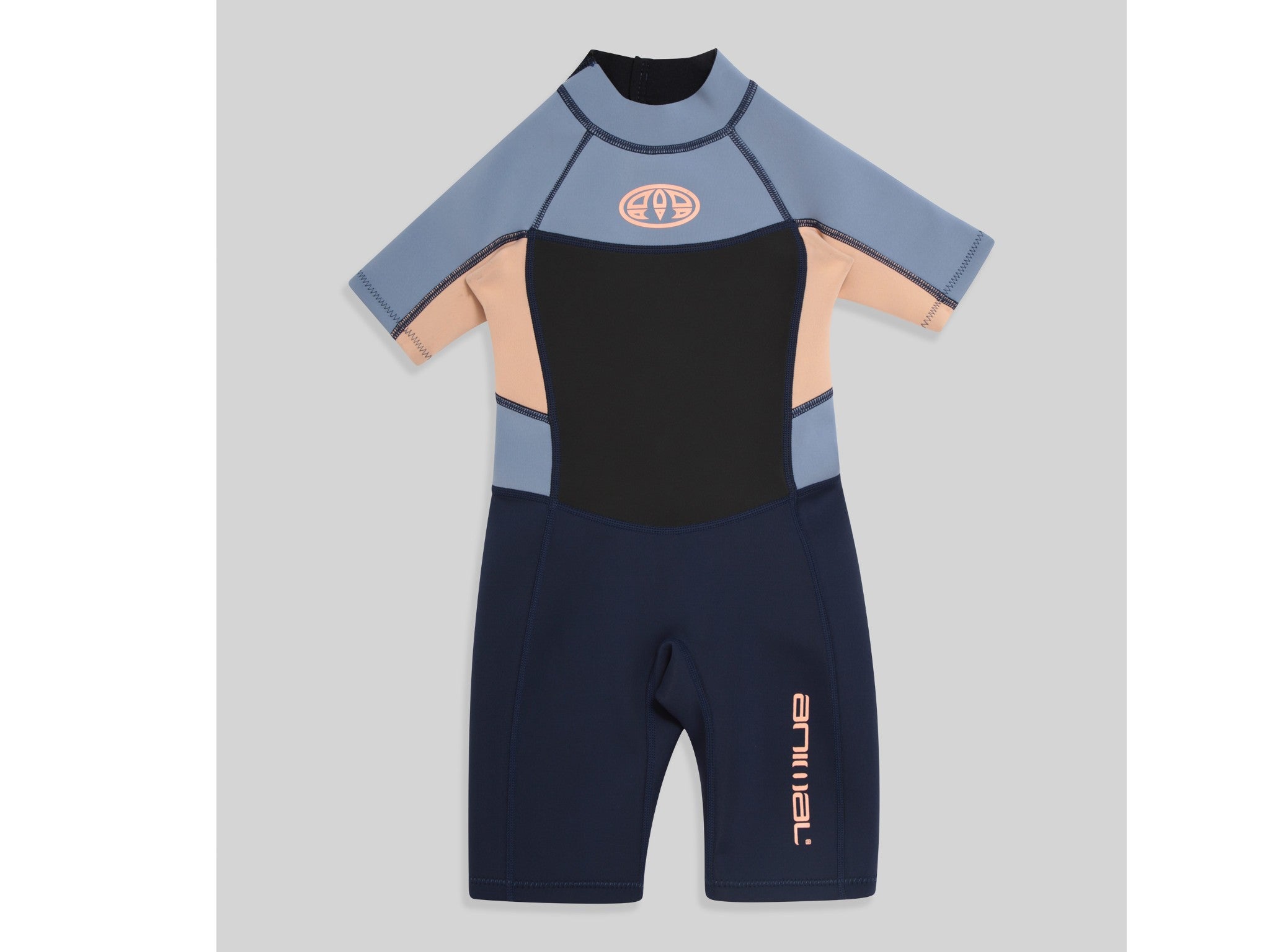 TWF Kids Shorty Wetsuit Short Sleeve Childrens Boys Girls UV Swim Suit Weather Protection Wet Suit 