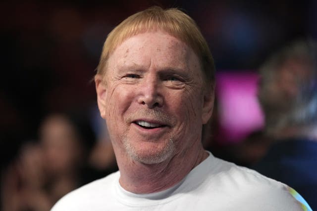 <p>Las Vegas Raiders owner Mark Davis attends a light heavyweight championship bout at T-Mobile Arena between Dimitry Bivol (not pictured) and Canelo Alvarez. Mandatory Credit: Joe Camporeale-USA TODAY Sports</p>