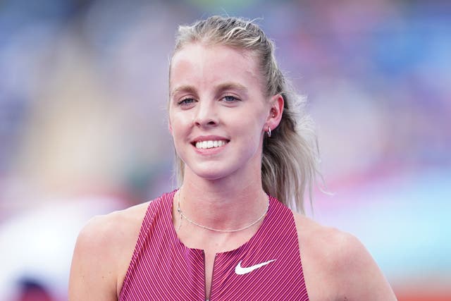 Great Britain’s Keely Hodgkinson earned a third Diamond League win in a row (David Davies/PA)