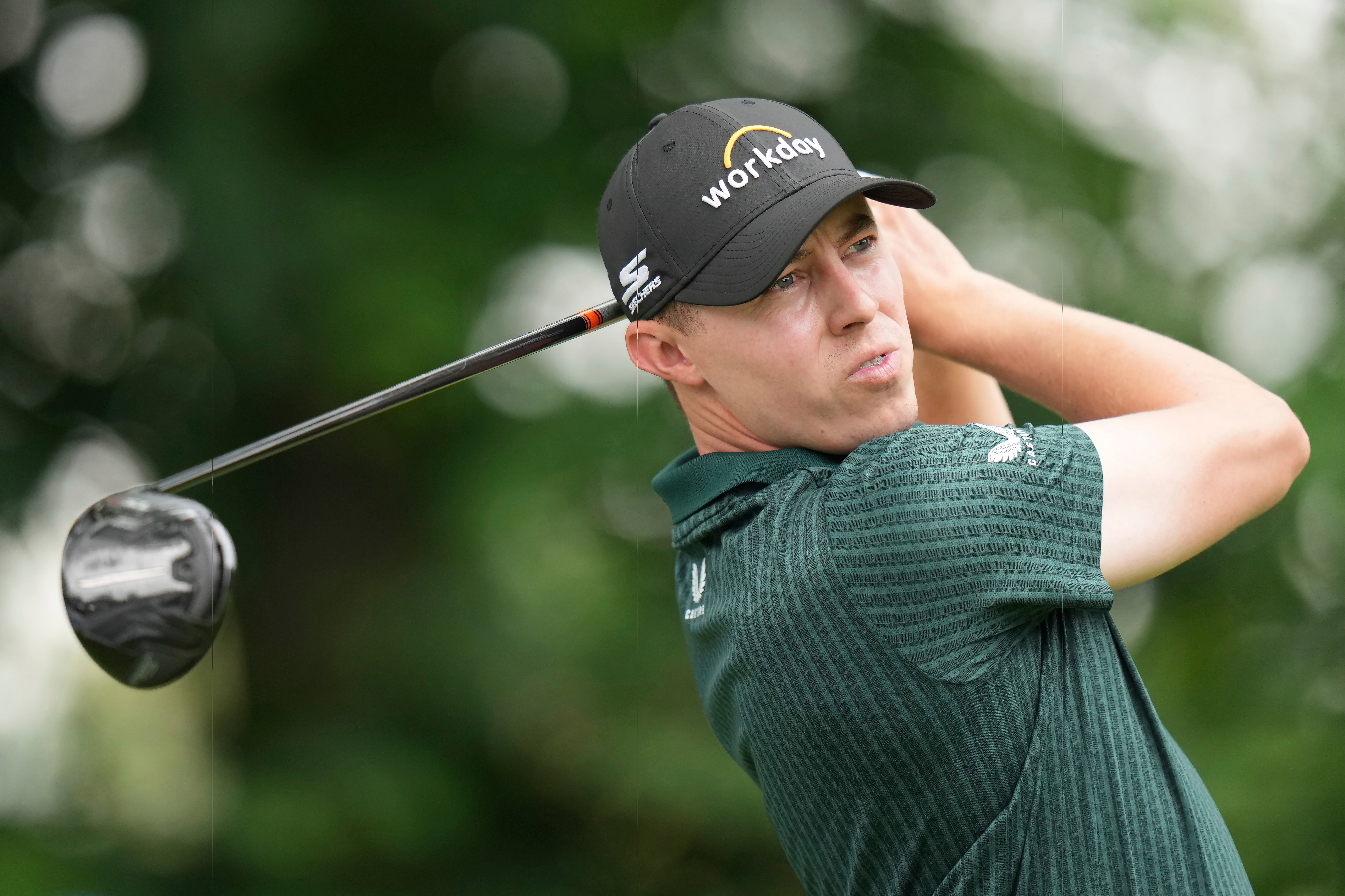 Matt Fitzpatrick carded an opening 68 in the US Open at Brookline (Nathan Denette/The Canadian Press/AP)