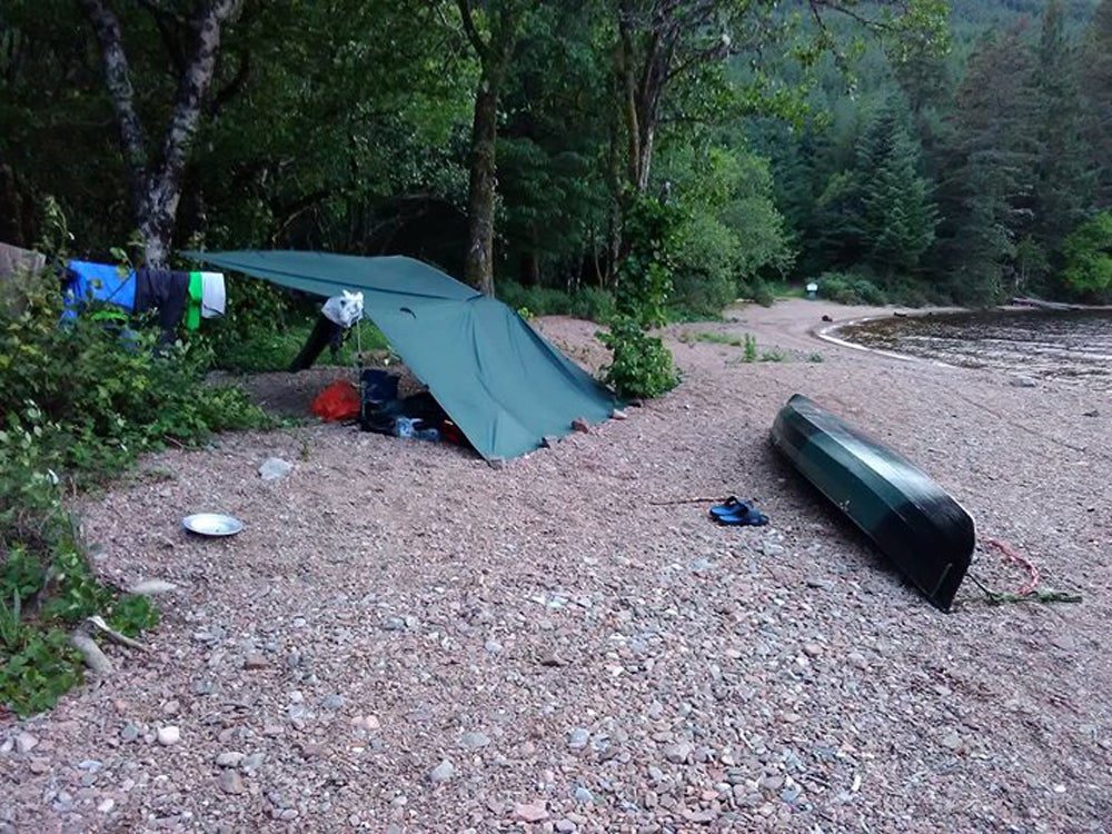 Ian camping (Collect/PA Real Life)