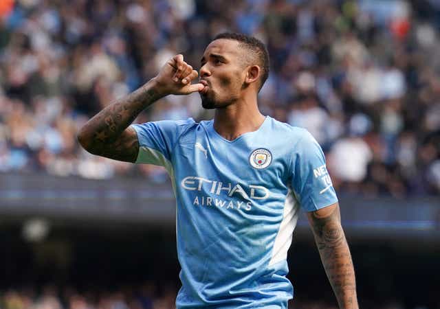 <p>Arsenal are gaining confidence in their pursuit of Manchester City forward Gabriel Jesus, according to The Times (Martin Rickett/PA)</p>