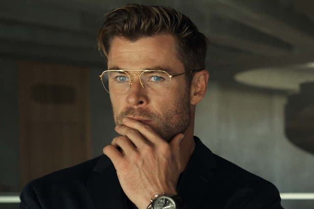 <p>Chris Hemsworth as Abnesti in the Netflix George Saunders adaptation ‘Spiderhead’ </p>