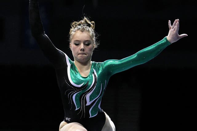 Nicole Pavier, pictured competing in 2013, says she still has nightmares about the physical and psychological abuse she suffered
