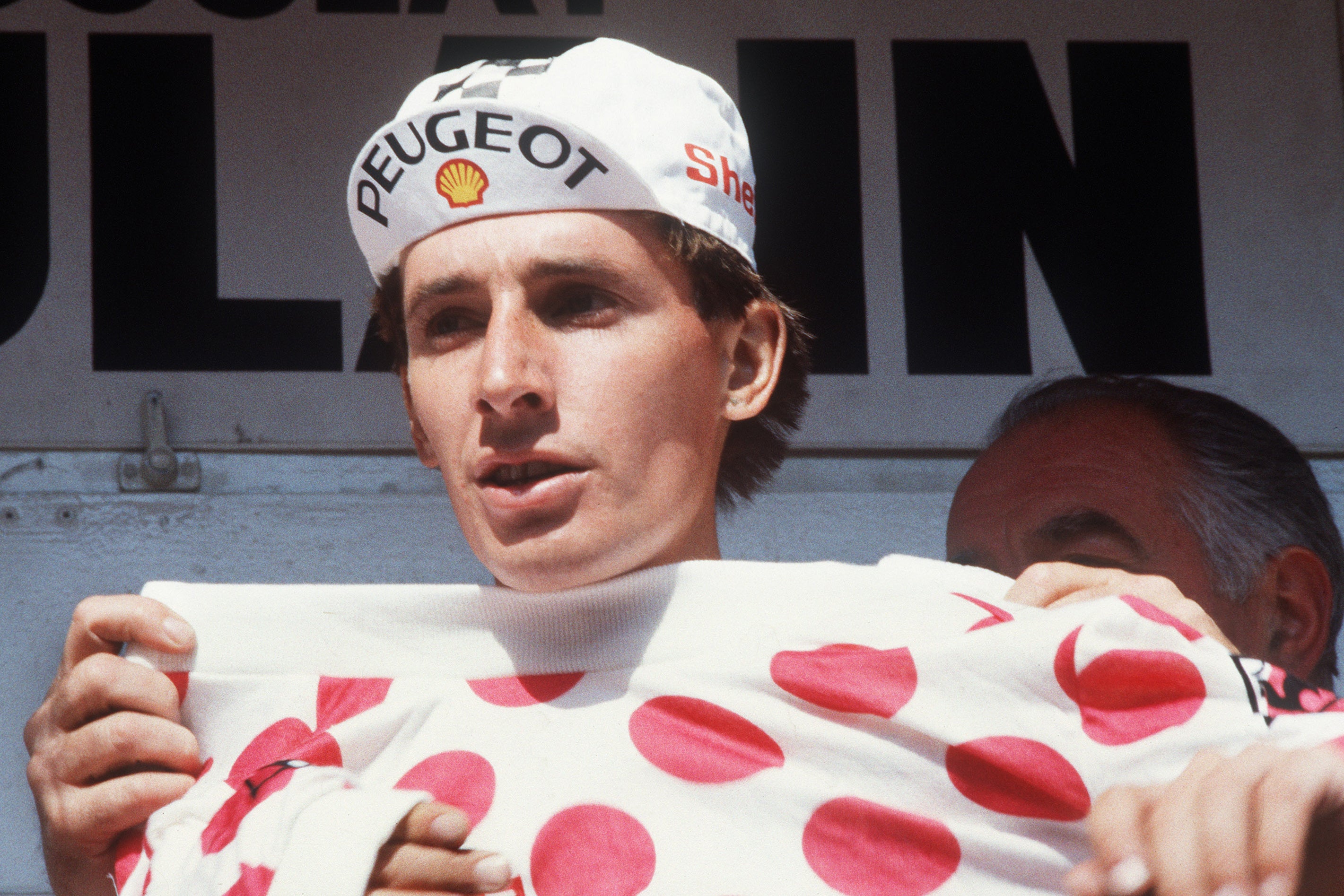 Robert Millar was the first Briton to wear the polka-dot King of the Mountains jersey