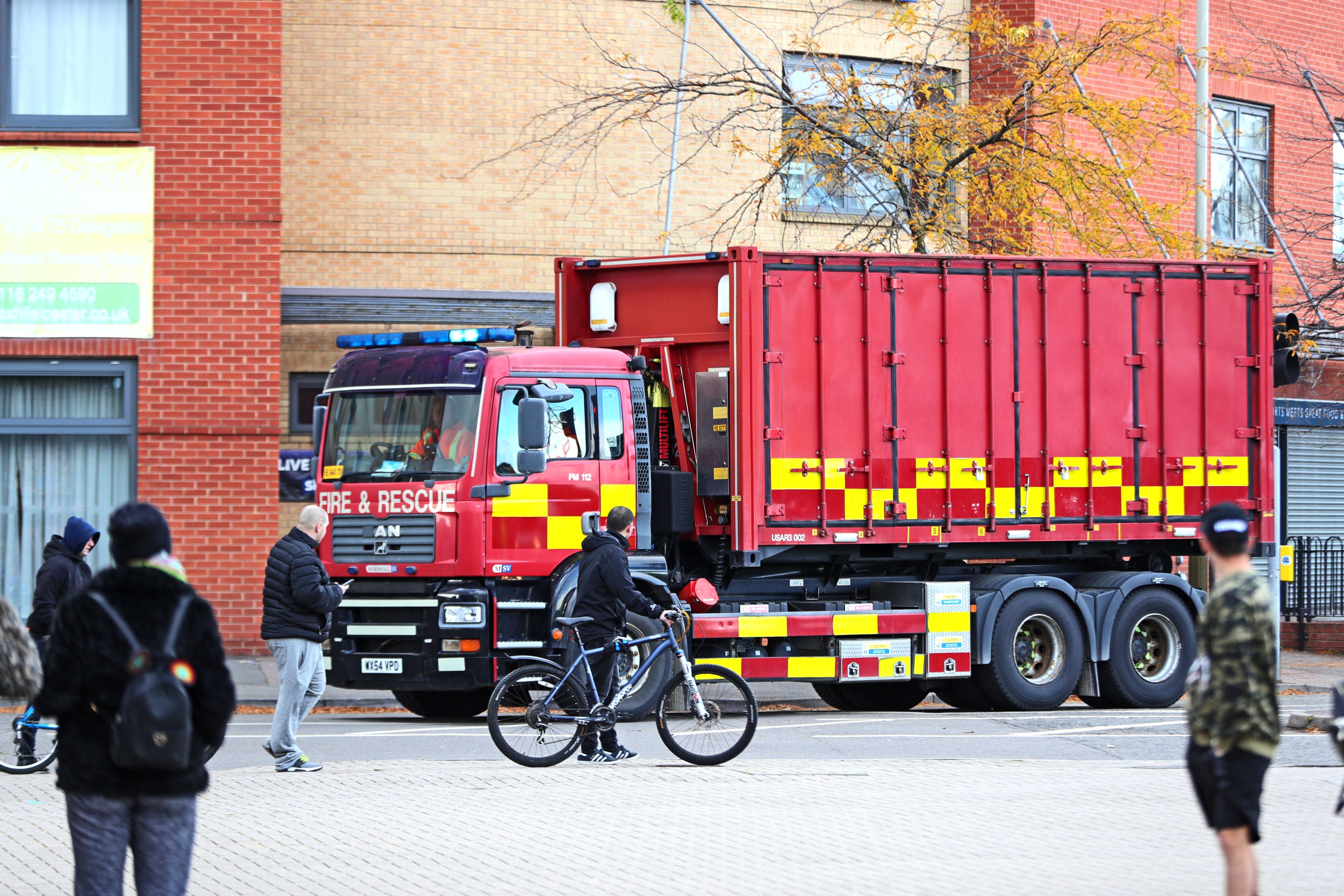 Emergency services were sent to the area in Shepshed after receiving a call on Friday morning