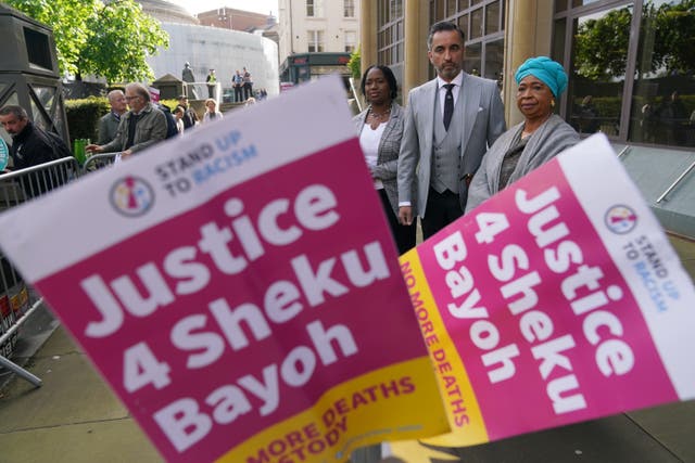 The Sheku Bayoh inquiry is continuing (PA)